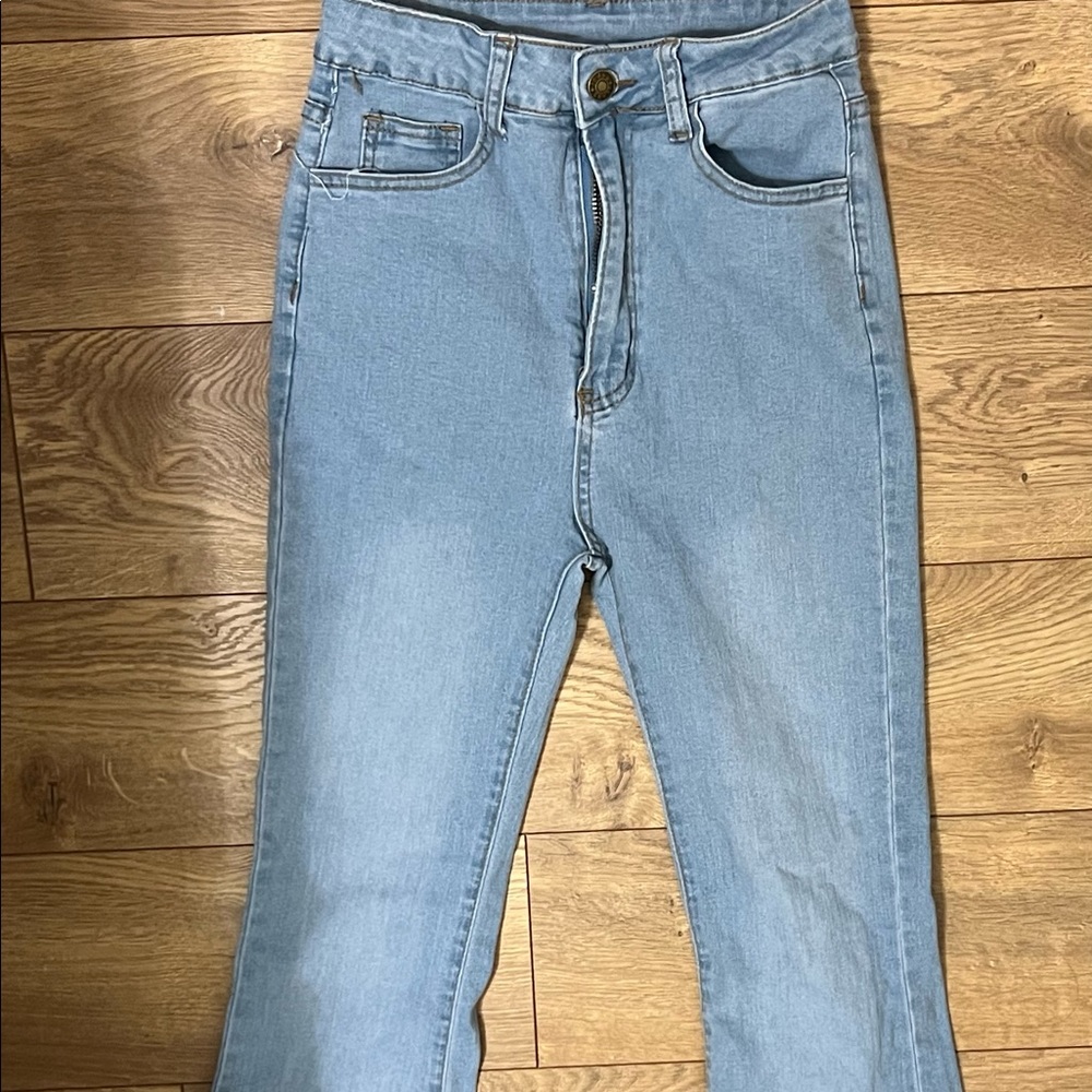 Light Wash Flare Jeans